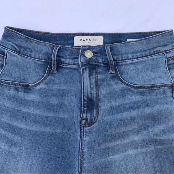 PACSUN light wash jeggings