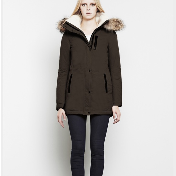 Mackage Jackets & Coats - Mackage Freja Coat in Moss, Shearling, Fur Trim, S Mackage Jackets & Coats - Mackage Freja Coat in Moss, Shearling, Fur Trim, S