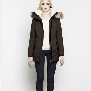 Mackage Jackets & Coats - Mackage Freja Coat in Moss, Shearling, Fur Trim, S Mackage Jackets & Coats - Mackage Freja Coat in Moss, Shearling, Fur Trim, S