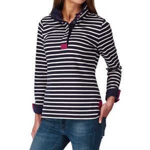 NWT Joules navy + white sweatshirt