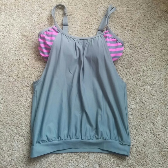 Next Barre to Beach double up tankini top - Picture 3 of 3