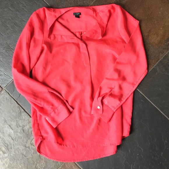 J. Crew red dress shirt