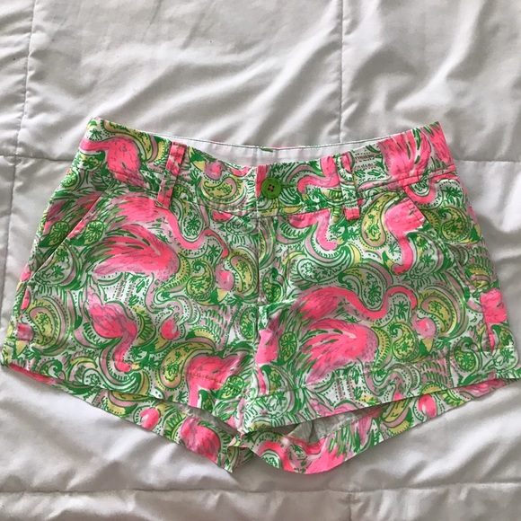 Lilly Pulitzer Flamingo Walsh Short - Picture 1 of 4