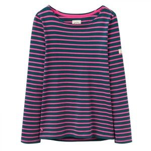 NWT Joules jersey top pink + navy