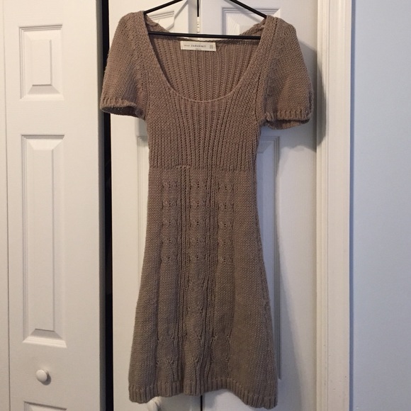 Knit sweater dress