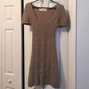 Knit sweater dress