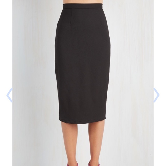 Hell Bunny Modcloth Black Pencil Skirt XS