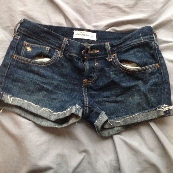 Abercrombie kids jean shorts