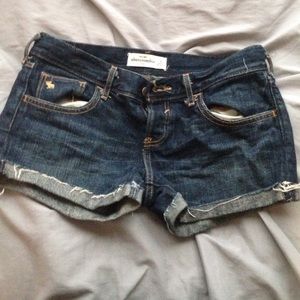 Abercrombie kids jean shorts