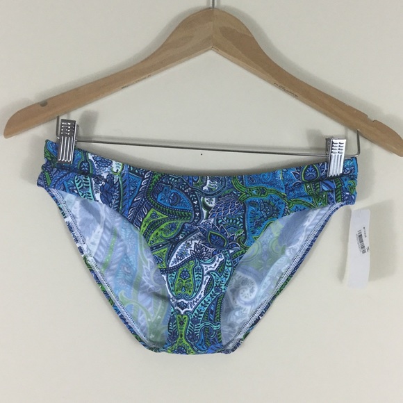 Tommy bahama bikini bottom XS relax paisley blue Hipster