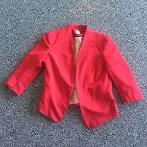 Red Lauren Conrad blazer size 6