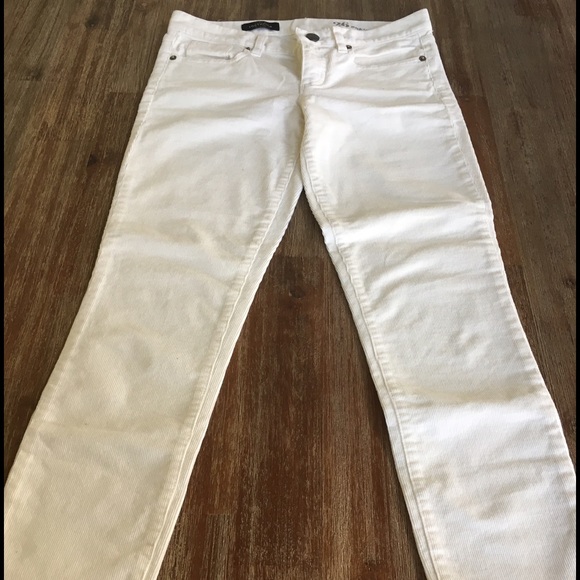 Jcrew toothpick white cords