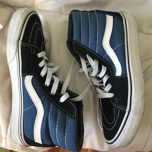 Vans sk8- Hi's Blue and Black