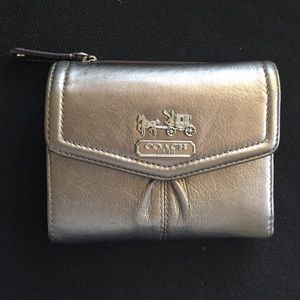 Metallic Coach wallet