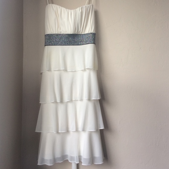 SWEET STORM cream spaghetti strap dress size M