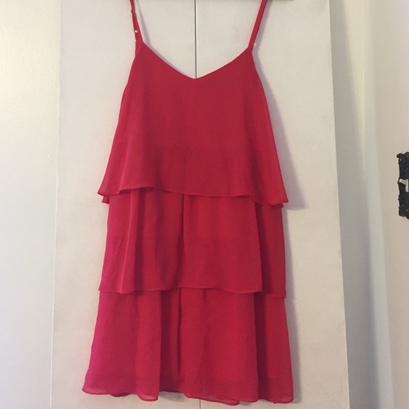 Hot pink party dress