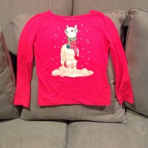 EUC girls pink long sleeve shirt