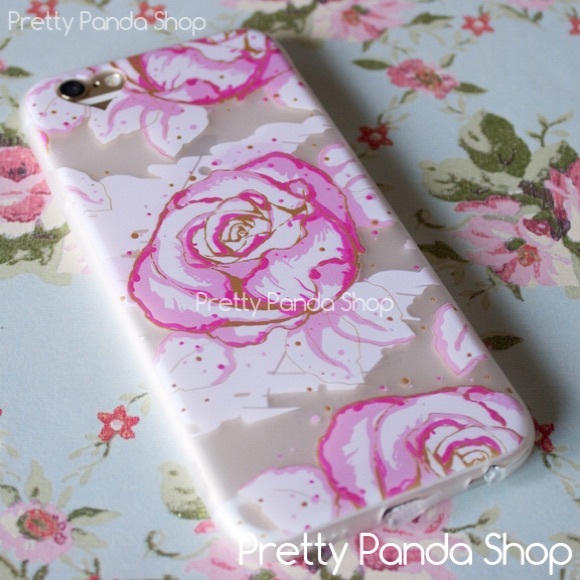 iPhone 6 6S flower floral rose matte TPU case