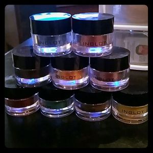 9 piece inglot eyeshadows