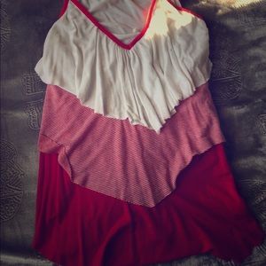 Cute tri-layer tank top