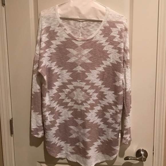 Women's Aztec print sweater