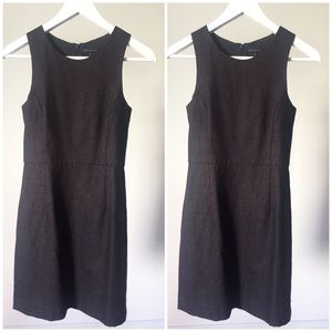 Theory grey wool sheath dress