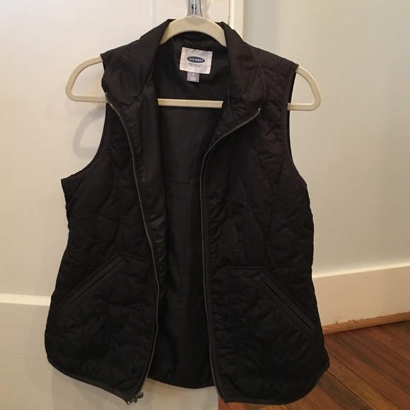 Black Quilted Vest