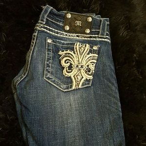 Miss Me Boot-cut Dark wash Jeans