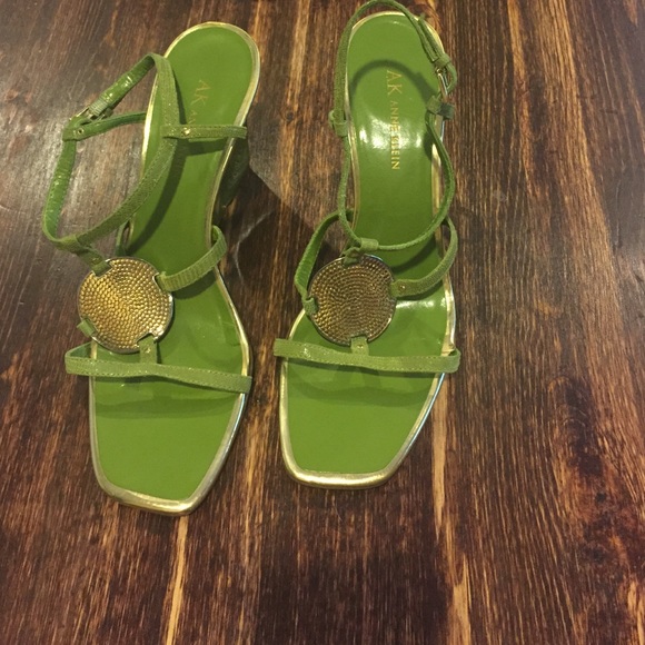 Green Anne Klein Wedges