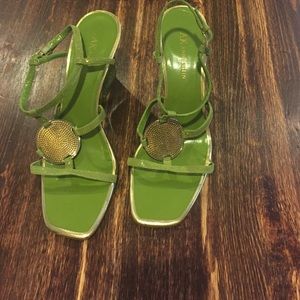 Green Anne Klein Wedges