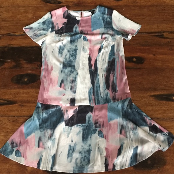 Mossimo Supply Co. peplum colorful dress