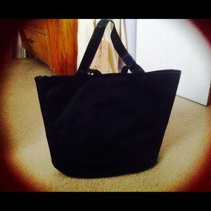 Macy's Black Fabric Tote