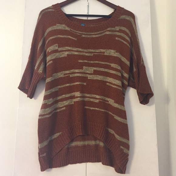 Burnt orange sweater