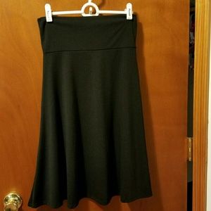 LuLaRoe Black Azure Skirt S