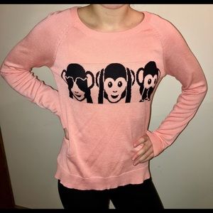 Rue 21 monkey sweater