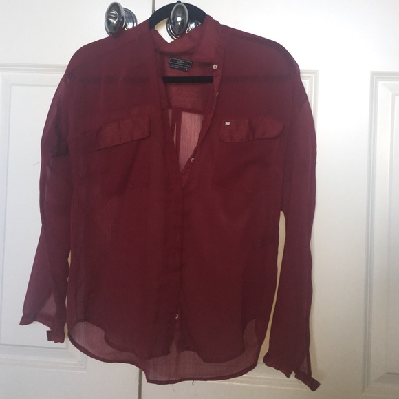 From Urban Outfitters Obey brand button down