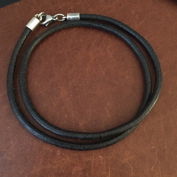 FINAL SALE James Avery Leather Necklace
