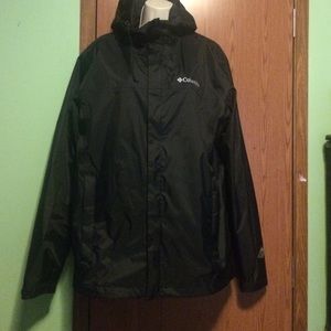 Men's Columbia Hooded Rain Jacket