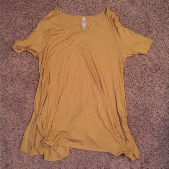 L Perfect T mustard yellow
