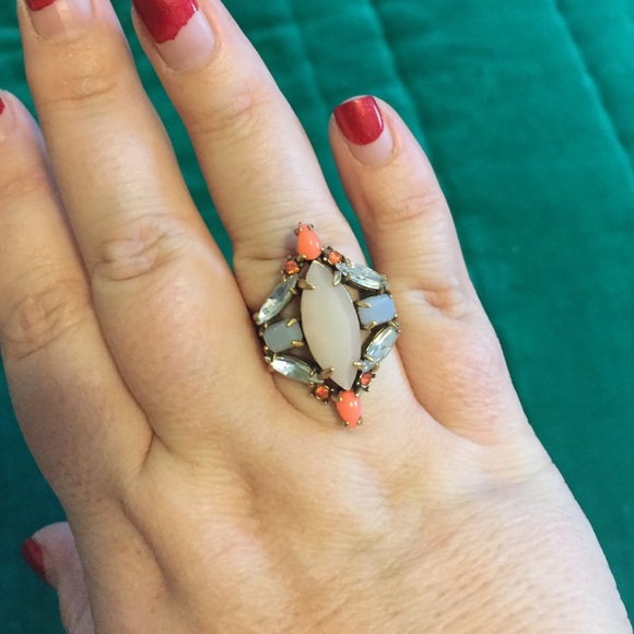 Stella and Dot adjustable cocktail ring