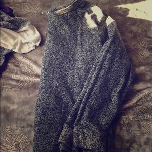 Vanity woven back sweater
