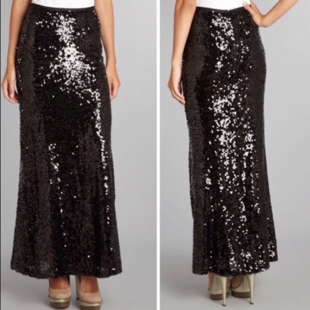 Ella Moss long sequins skirt
