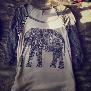 Elephant tee