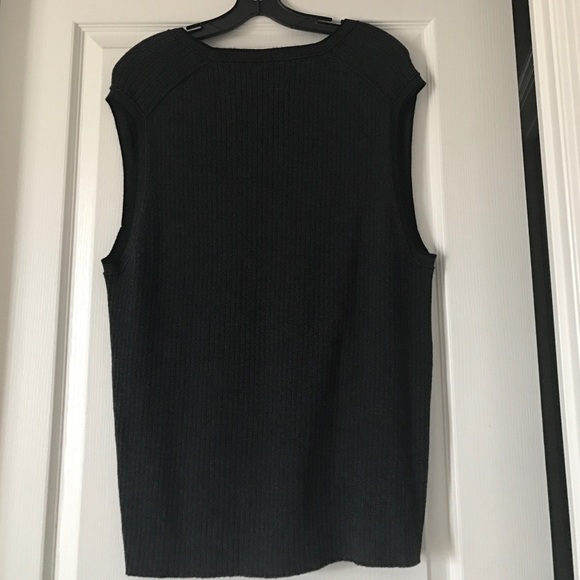 GUESS Charcoal Wool Vest - Picture 3 of 4