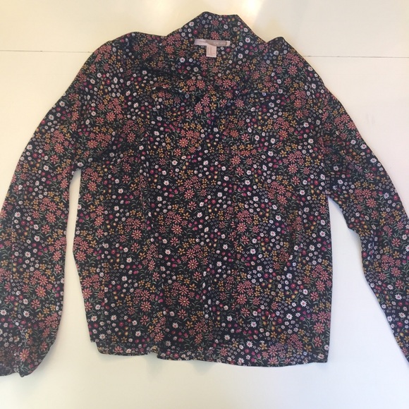 Floral Scarf Blouse