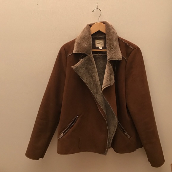 Oversized Faux Shearling Coat by Silence & Noise L