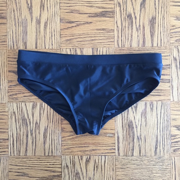 Black maternity swim bottom