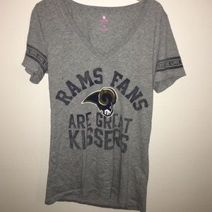 Brand New Victoria Secret Pink NFL Rams Tee❤️