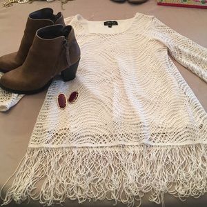 Crochet fringe tunic SO CUTE! 😍😍