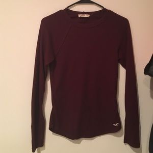 Burgundy long sleeve